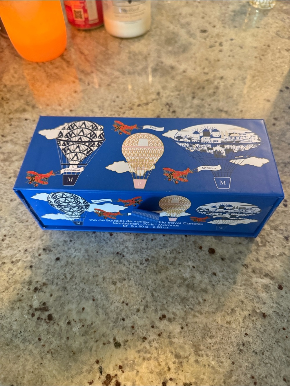 Baobab Collection Trio Travel Candles: Manhattan, Mykonos, Paris